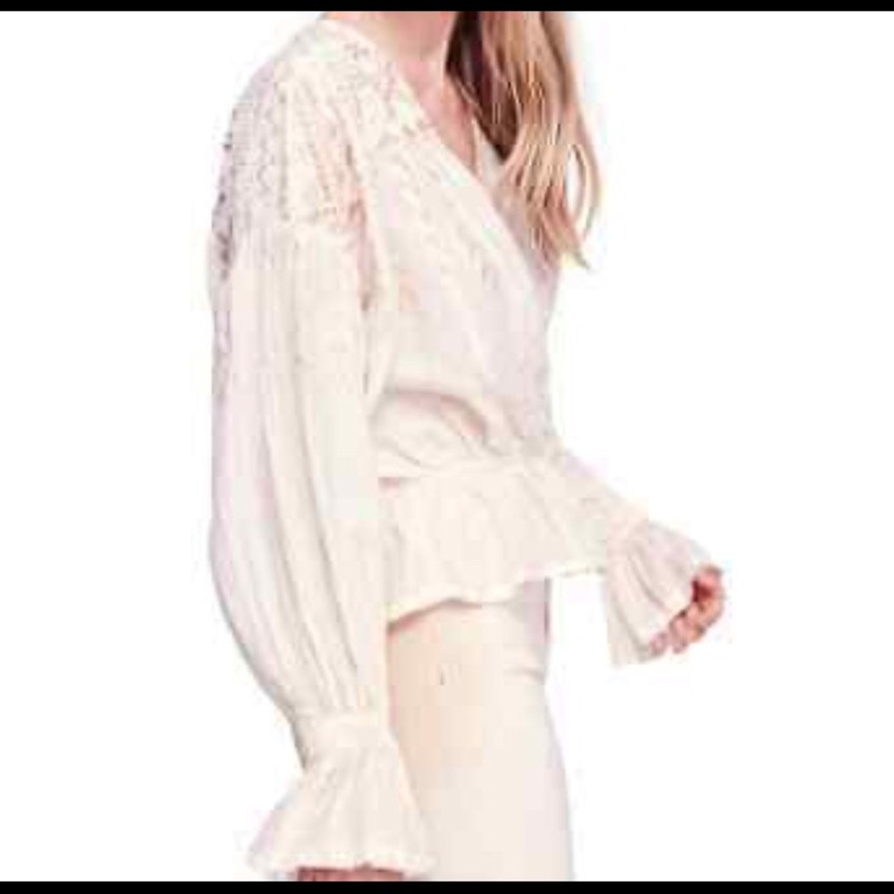 Free People Counting Stars Poet Blouse Sz xs